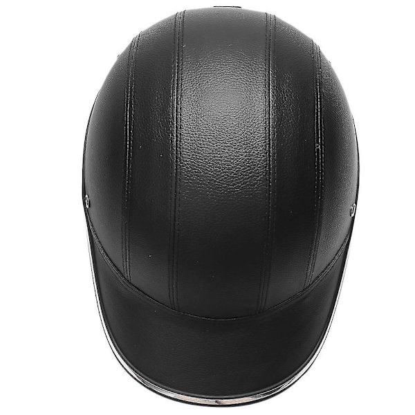 Moottoripyörän Nahka Kypärät Pyörä Scooter Puoli Avoin Kasvot Suojaava Kypärä Kova Hattu-turvallisuus Unisex Rac