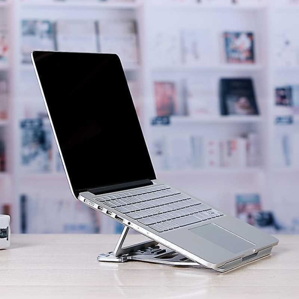 Justerbar aluminiumsholder til bærbar computer bordholder Riser til Macbook Notebook Tablet