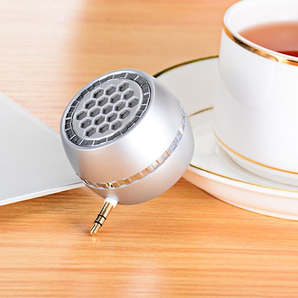 3,5 mm bærbar lydhøyttaler Mini Sound Box for smarttelefoner nettbrett bærbare datamaskiner