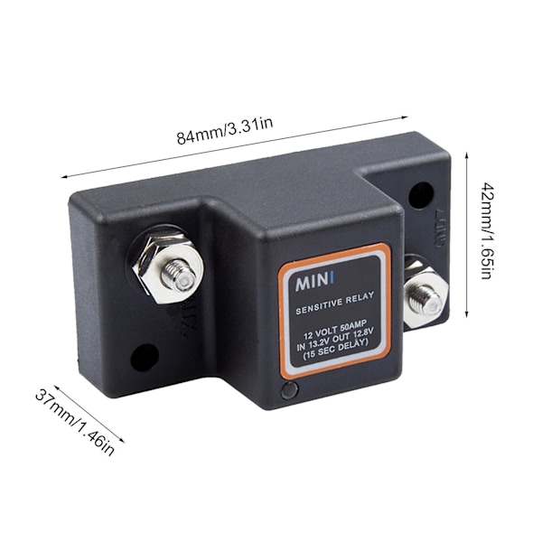 Kraft för smart dubbelbatteriisolator 12v 50a för Utvs Atvs terrängfordon