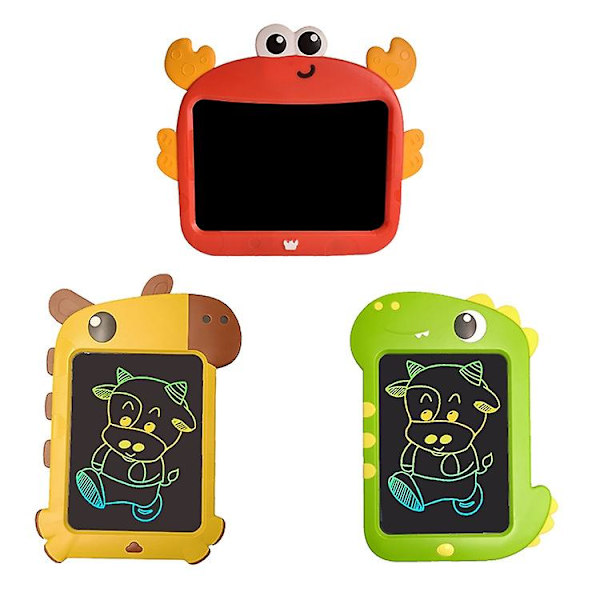 2 stk Dinosaurer og Giraffer Leke for 2 3 4 5+ År Gamle Gutter Jenter LCD Magic Slate Barn Tegnetavle