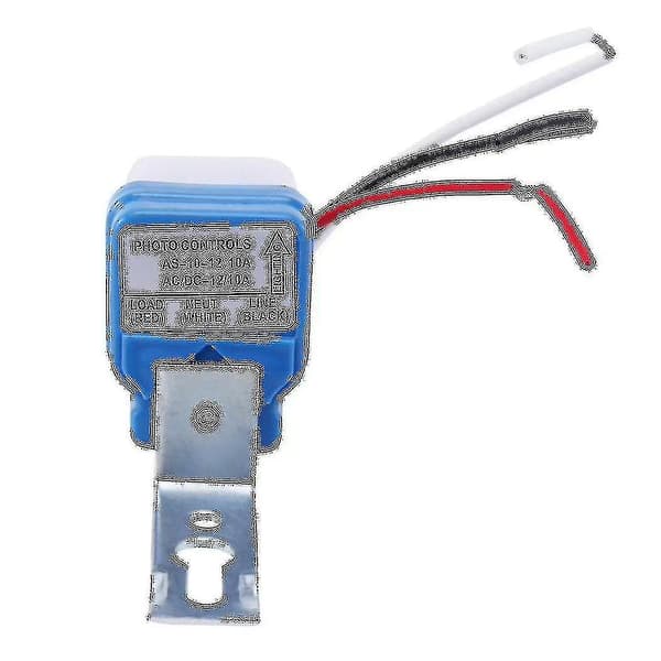 4x Sensor Switch AC DC12V Gadelys Automatisk Kontrol Lys Dag Og Nat Kontrol Mørk Til