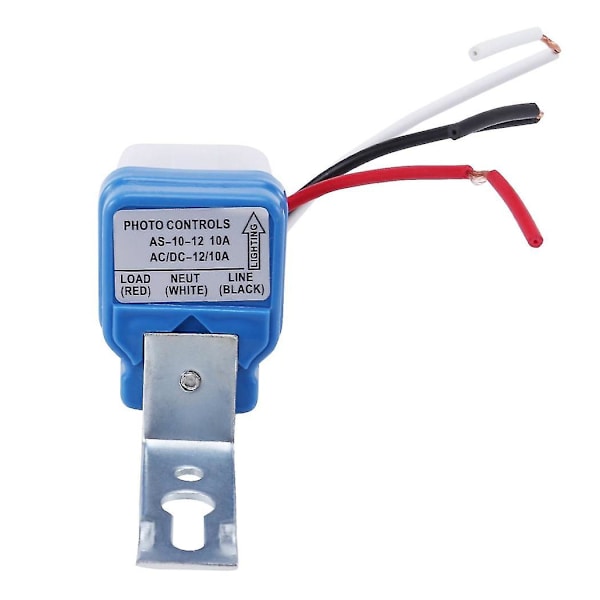 4x Sensor Switch Ac Dc12v Gadelys Automatisk Styring Lys Dag Og Nat Kontrol Mørk Til