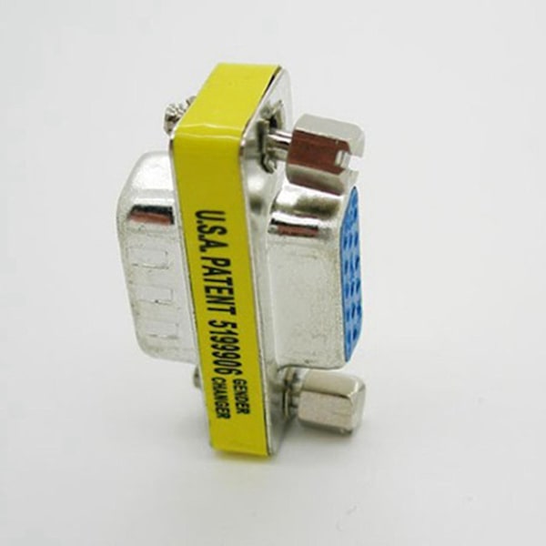 2 st Loeten Db15 15 Pin-kontakt VGA-kontakt Silver+blå