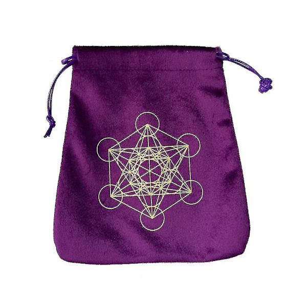 Tarot Rune Taske, trykt pung snøre, tarot taske, terning taske, kort taske, smykke taske gratis fragt