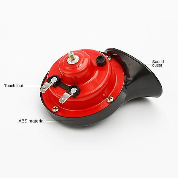 1 par 12V luft horn til bil Snegl Elektrisk Luft Horn Marine Båd Høj Alarm