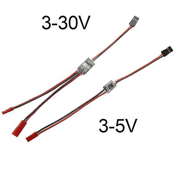 20A Høystrøms Fjernkontroll Elektronisk Bryter 3-30V Luftmodell Beskyttelse RC Drone Vannpumpe