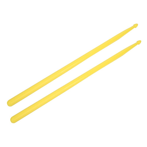 Trumtillbehör Transparent Mute Pad Set Hållbar Nylon Stick 5A Gul