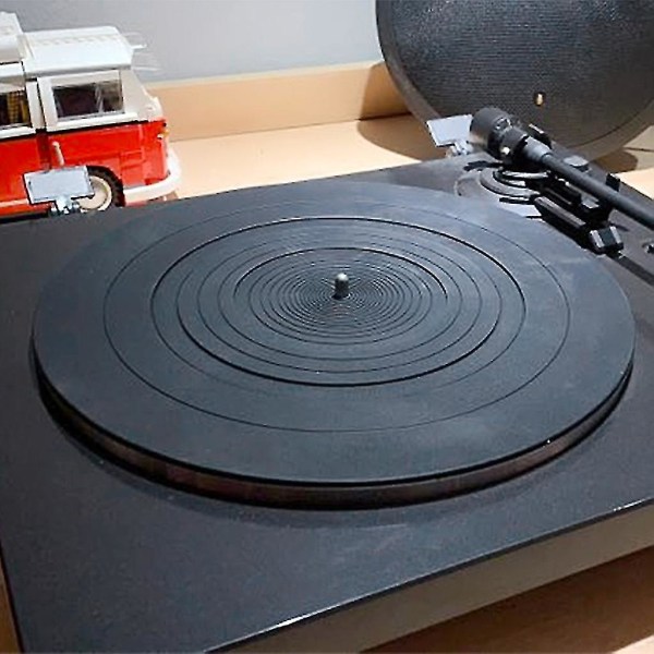 Anti-vibrationssilikonplatta Gummi för Lp Antislipmatta för grammofonskivspelare Vinyl Record Players
