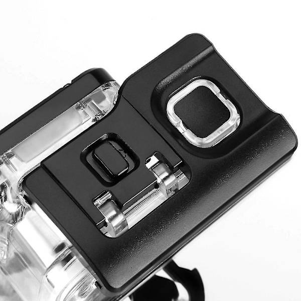 Telesin 45m undervannshus vanntett etui + berørbar deksel for Gopro Hero 5/ 6 Hero 7 Black kamera tilbehør