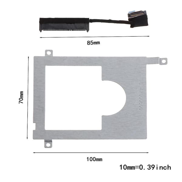 Hdd Caddy Bracket Harddisk Adapter Ssd Kabelforbindelse Bærbar Tilbehør Skrue