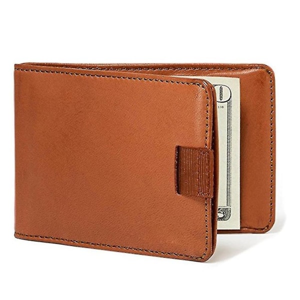 Lyt Pu Læder Fashion Pull-out Kort Etui