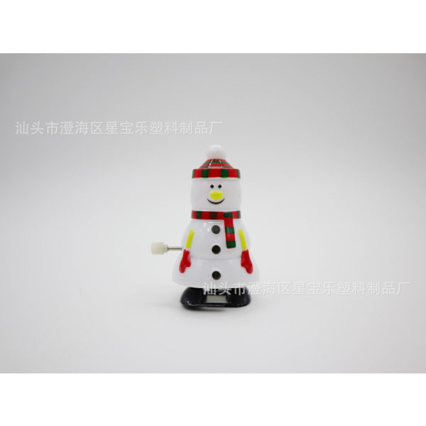 Vind-upp leksaker för barn, Vind-upp gående jultomte älg vind-upp leksaker, julklappar walking snowman