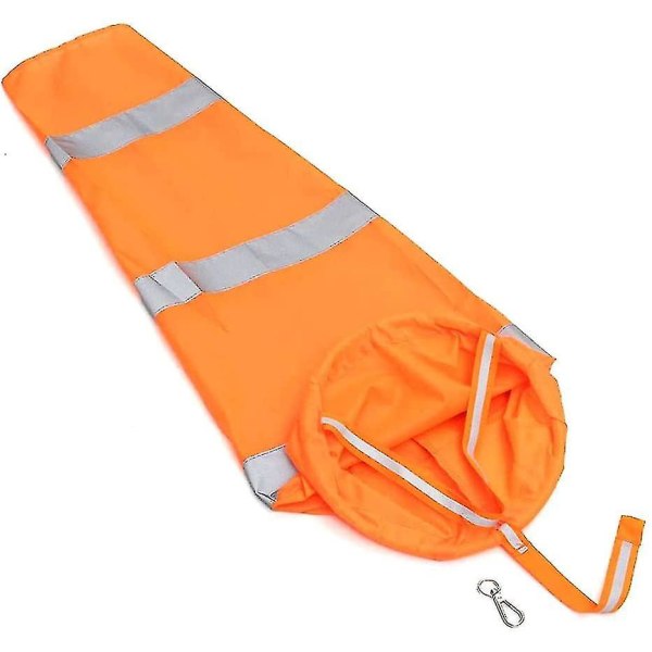 80 cm/30 tommer orange vindsæk Rip-stop Nylon Vindretningsmåling