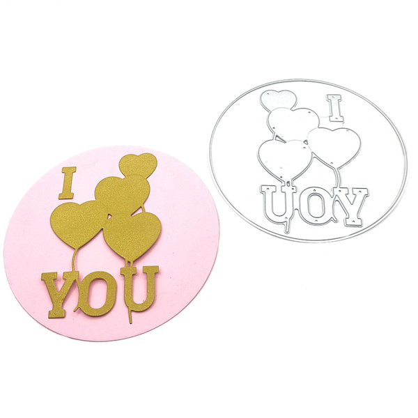 Delicate Love Balloon Metal Cutting Dies Fantastiske gaver til børn, teenagere, drenge og piger