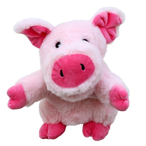 Pehmeä Farmin Eläinten Käsi Nukke Leikki Liikkuva Suu Koira Ankka Hevonen Lehmä Lammas Sika Käsi Nukke Rooli little pig