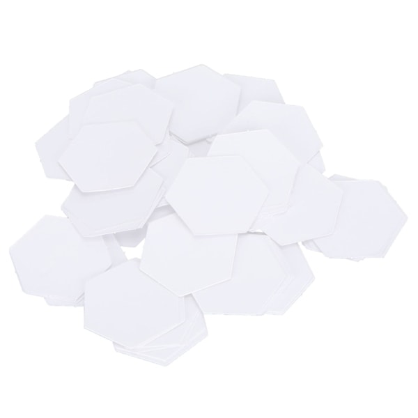 100 stk PatchWork-mal Hex Papir Modellbrett Quilting Sy Håndverk DIY Søm Verktøy (22mm Hex)