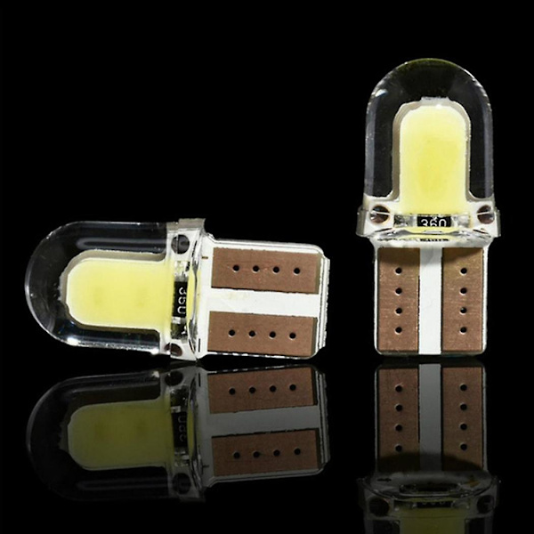 10 st LED T10 W5W COB SMD Canbus Ljusvita Registreringsskyltlampa & 1 st W3t19371 HID Xenon D2S D2R