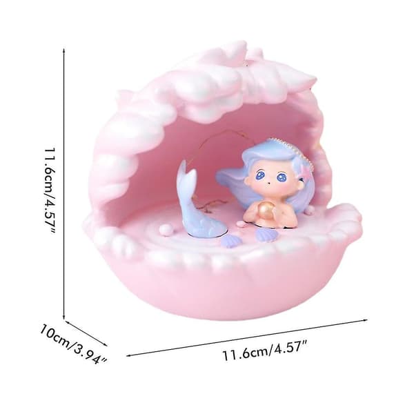 Shell Mermaid Princess Star Light Atmosphere Night Light