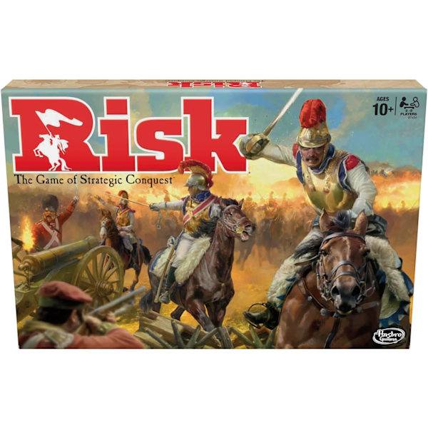 Risk Lautapeli, Strategiapeli 2-5 Pelaajalle, Strategialautapeli Teineille, Aikuisten Ja Perheille, Sodan Peli, Iästä 10 Ylöspäin