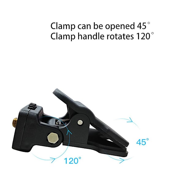 Mini Fill Light Clip Kamera Flash Holder 1/4 Skrue Montering Universal Telefon Tripod Tablet Montering Klemme Fotografi Tilbehør