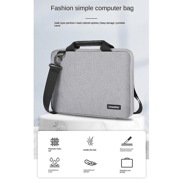 14 tuuman Universal Tablet Kannettava tietokone Laukku Handheld Bag Tablet Sleeve Musta