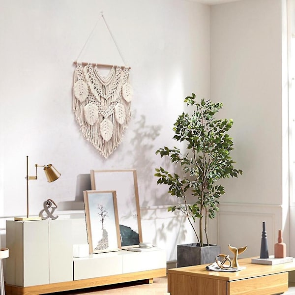 Bohemian Tassel Håndlavet Vægkunst Gobeliner Boho Makrame Vægindretning Chic Gobelin Håndvævet Penda