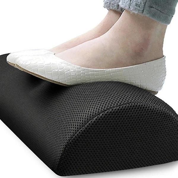 Ergonomisk fodstøtte til fødderne under skrivebordet - skumfodstøtte til massage (n
