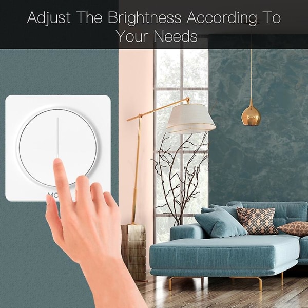 WiFi Berøringslysdimmersbryter 100-240V Smart Life/Tuya App Smart Hjem Fjernkontroll