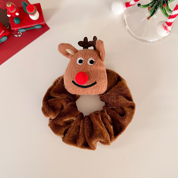 Joulu Tisi Plus-pääpanta Hirvi Lumimies Lammas Hiuspääpanta Syksy Ja Talvi Naisten Hiukset Nippu Pääpanta Hiuspääpanta Hiusneula christmas deer hair tie