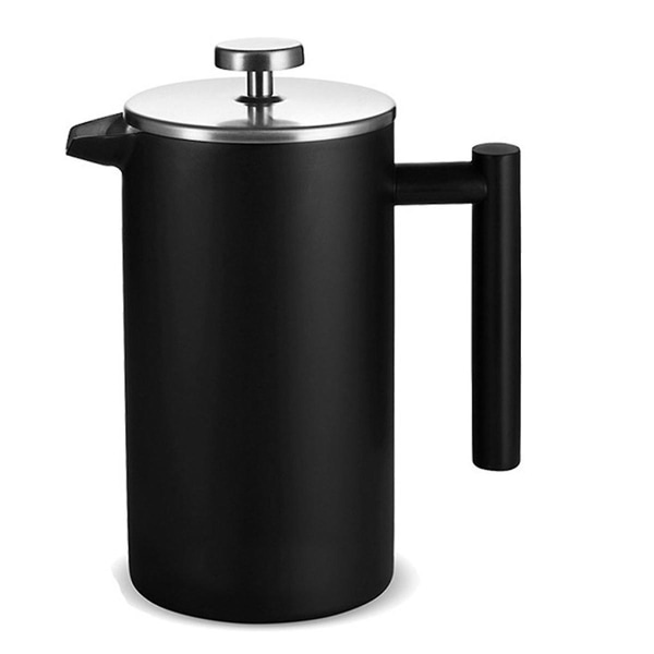 Rustfritt stål Fransk Press Kaffekanne Filtertrykk Moka Coffee Percolator Pressure Pot Coffee