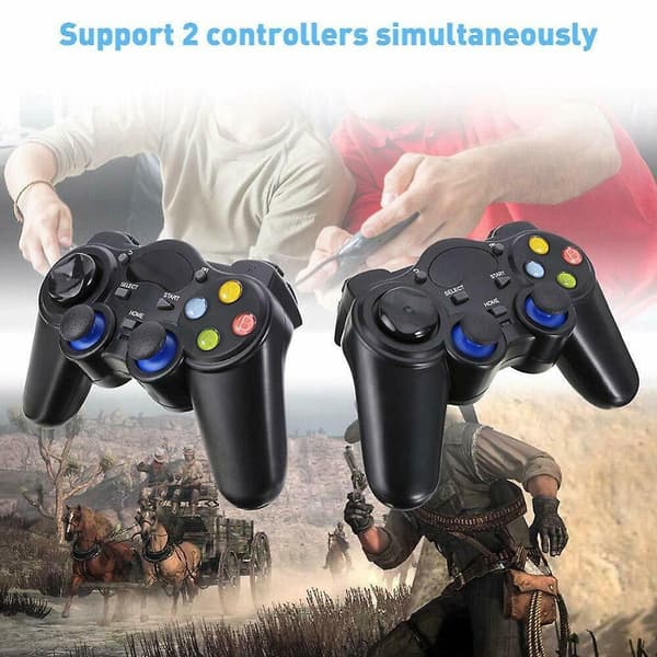 Gamepad 2.4g for Smart TV Box, for Switch tilbehør, for Raspberry Pi 4, for Ps3