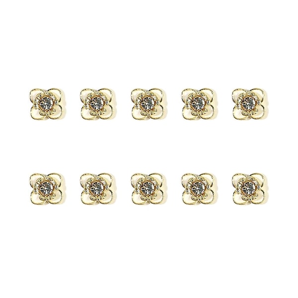 10 stk. Luksus 3D Zirkon Negle Krystal Kunsthåndværk Rhinestones Charms Negle Diamanter 2294