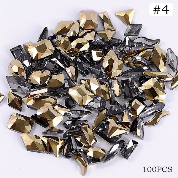 Negle Rhinestones Multi Shapes Crystal Gems Til 3d Negle Kunst Dekorationer