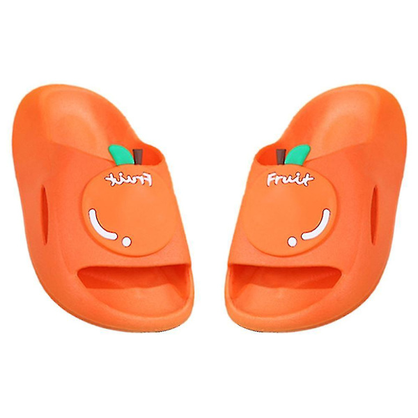 Pojkar Flickor Öppna Tå Sandaler Bekväma Dämpade Söta Tecknade Duschtofflor Inomhus & Utomhus sky blue