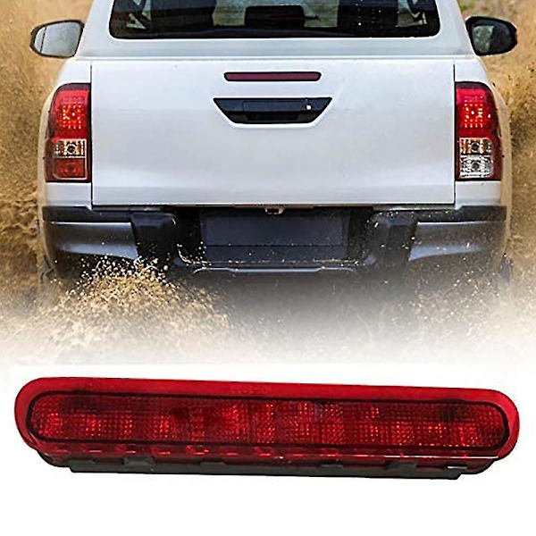 81570-0k010 Bakre Halelys Høyt Montert Led 3. Bremsestopplys Lampe Rød Linse Passer Til Toyota Hilux Vigo Pickup 2005-2010