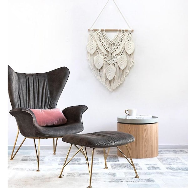 Bohemian Tassel Håndlavet Vægkunst Gobeliner Boho Makrame Vægindretning Chic Gobelin Håndvævet Penda