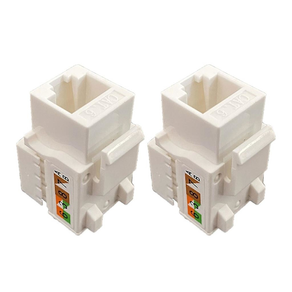 Cat6 Rj45 Keystone Jacks Modul Stik til Ethernet til Vægplade Patchpanel