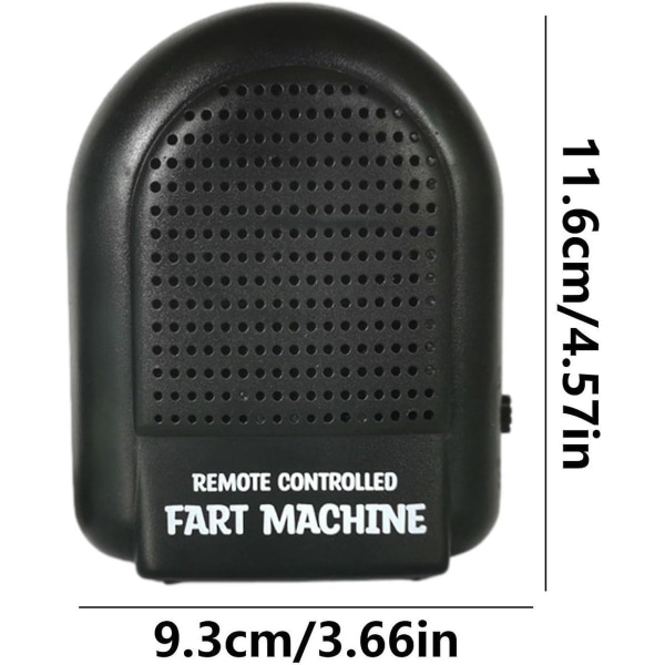 Fart Machine med fjärrkontroll, Fjärrstyrd Fart Machine med olika realistiska ljud, Bärbar Farting Machine Leksak, Skämt Skämt Gag Present