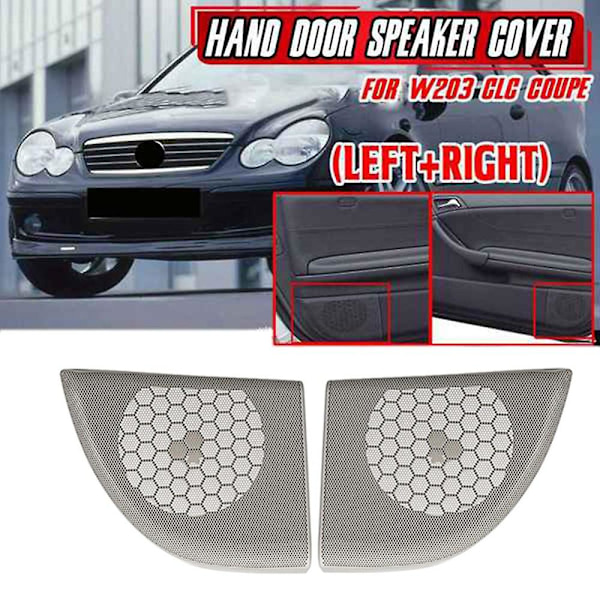 2 st. Bil Framdörrshögtalare Skydd Trim Högtalargaller för - -Class Coupe W203 2008-2011 A2037270388