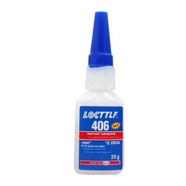 Ny Loctite 406 20 Gm Instant Lim Superlim For Plast & Gummi Henkel