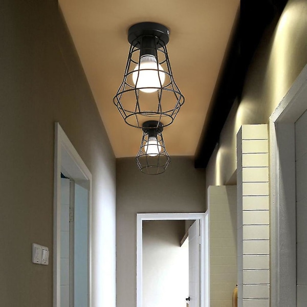 Retro loftslampe skærm korridor indgang altan stue lampe