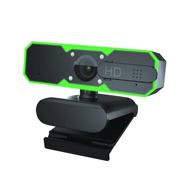 Fyld lys webkamera mikrofon gaming USB-kamera 60fps computer 1080p multifunktions webkamera