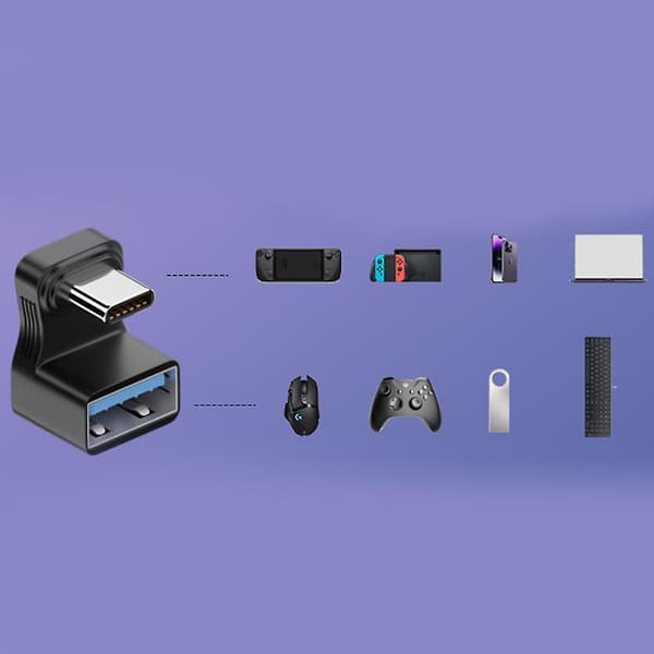 Usb-hun til Usb Type C Otg-adapter til Otg-opladeradapter til bærbar computertablet