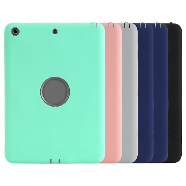 Stöttålig gummiklädd robust hårdfodral för iPad 2 3 4 5 6 9,7\" Mini Air 2