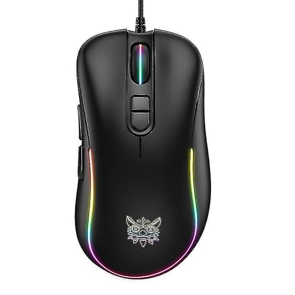 Gamingmus, datamaskinmus, USB, stasjonær PC, spillmus, kablet, RGB-bakgrunnsbelysning