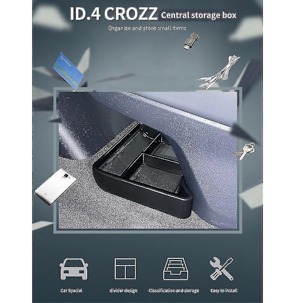 Midtkonsoll Oppbevaringsboks for Id.4 Id4 Id 4 Crozz Oppbevaringsboks Midtkonsoll Organizer Skuff