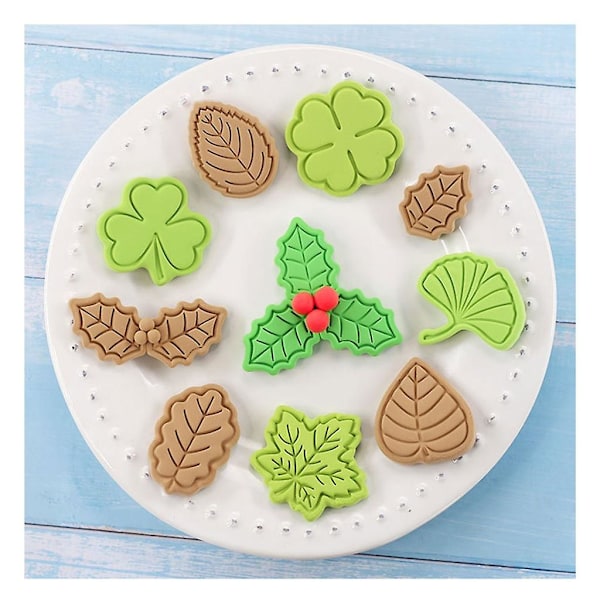16 st/set Plastkakform Kakstämpel Diy Fondant Tårtform Kök