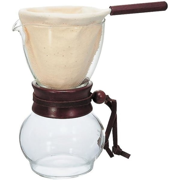3 Filter Kaffebryggare, Bomull, Naturlig, 3 Koppar