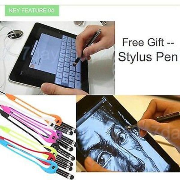 Stöttåligt stativfodral för barn till Apple iPad 4 3 2 Mini & Air Pro